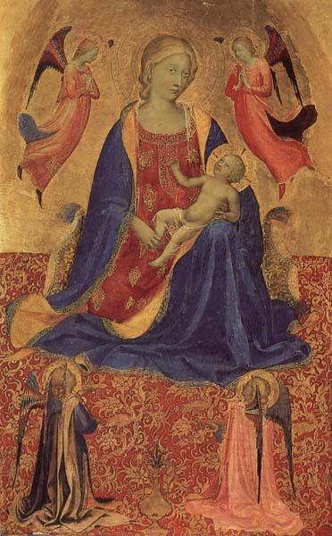 Fra Angelico Madonna and Child with Angles oil painting image